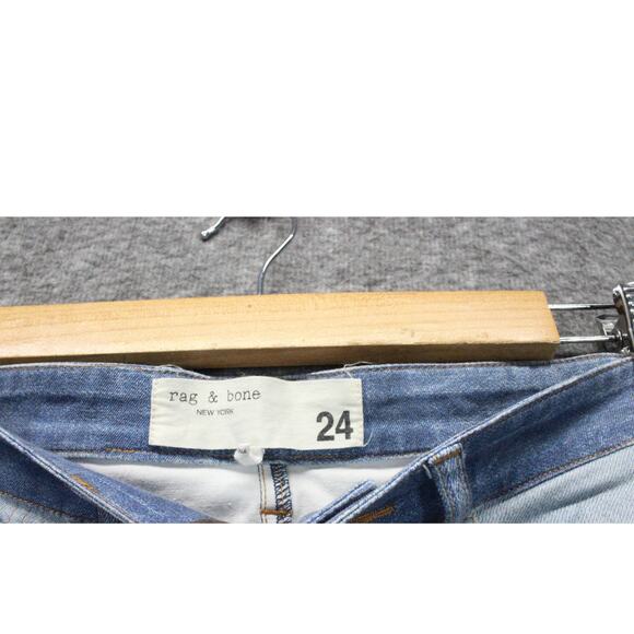 Rag & Bone Women's 24 Blue Bryon Miramar Nina Cigarette Jean Pants - Picture 3 of 5